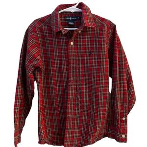 Ralph Lauren Boys Plaid Shirt | Size 6